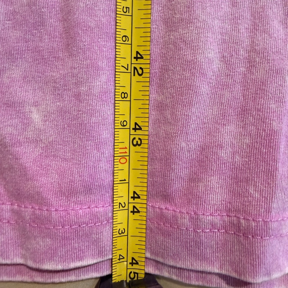 Time and Tru Women’s Mineral Wash Pink Tee Dress - Picture 8 of 10